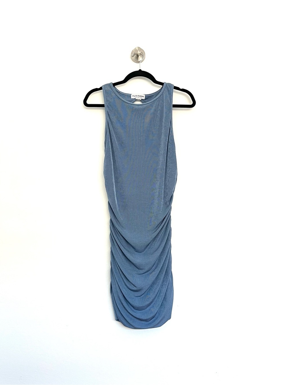 Anthropologie Charlie Holidays Ruched Bodycon Mini Dress